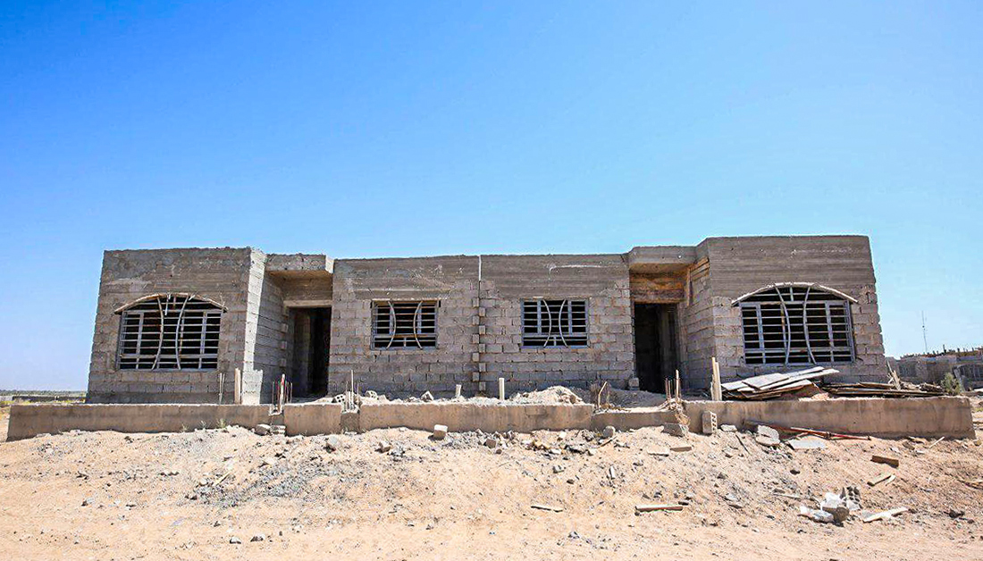 Residential complex being built for poor people