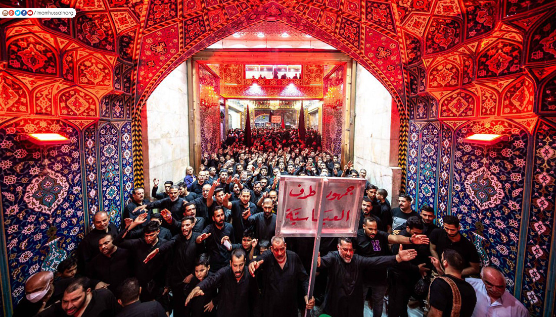 In pictures: The mourning processions commemorate the fifth night of Muharram in Karbala