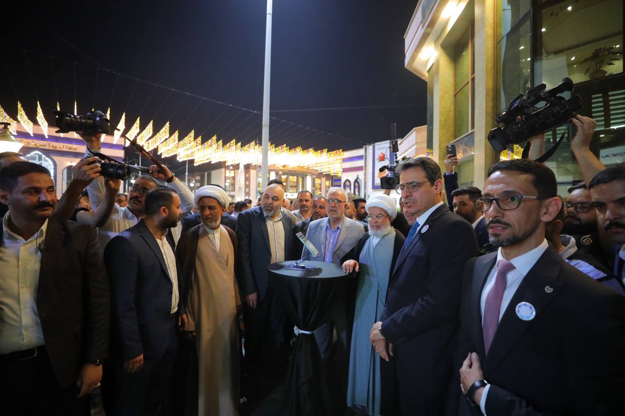 Merce-i Âla Seyyid Sistani’nin Kerbela’daki Temsilcisi, El-Hadi Kas ve Sinir Hastalıkları Merkezi'nin açılışını yaptı