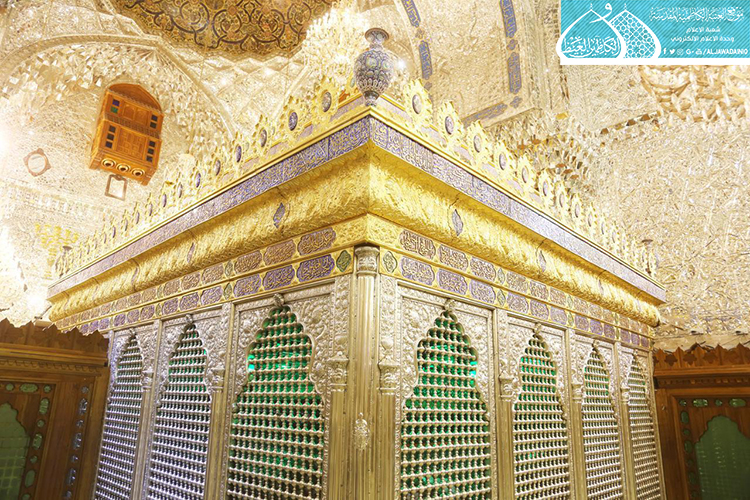 Al-Kadhumain Holy Shrine re-gilds the holy grille