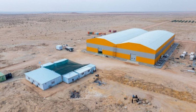 قسم المشاريع الهندسية في العتبة الحسينية يواصل العمل في مشروع مخازن حفظ التمور في مزرعة فدك للنخيل